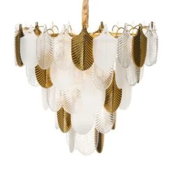 AGUIRRE - Kroonluchter - Messing/Transparant - Glas 12 AGUIRRE - Kroonluchter - Messing/Transparant - Glas -Leenbakker Winkel 2aa1fbc0e2bb4054a3b429245e0ede92