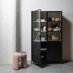 WOOOD Krukje Charlie - Polyester - Ruitjes - Oranje -Leenbakker Winkel 2d30e0f569874fddb81994497874fa19