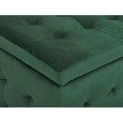 MICHIGAN - Ottomaan - Groen - Fluweel -Leenbakker Winkel 2dcb1007cb3f45f08a37479f6349e75e