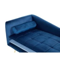 GONESSE - Chaise Longue - Blauw - Fluweel 15 GONESSE - Chaise Longue - Blauw - Fluweel -Leenbakker Winkel 2e508ca6da89435f8016c4f20470a845