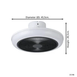 EGLO Sayulita Plafondlamp Met Ventilator - DC LED-CCT - Wit/Zwart 13 EGLO Sayulita Plafondlamp Met Ventilator - DC LED-CCT - Wit/Zwart -Leenbakker Winkel 2f01080d001a473aa3c0d773136306e7 1