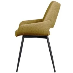 WOOOD Parade Eetkamerstoelen - Melange Stof - Mosterd - Set Van 2 -Leenbakker Winkel 2f5ddeafc5824ef799f801aa3d5ef825