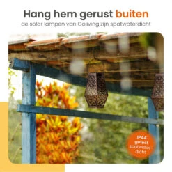 Goliving Solar Tafellamp Glow – 2 Stuks – LED Buitenverlichting - Zonne-energie -Leenbakker Winkel 2f8edbe8df2c461bb53b6f852e1e805a