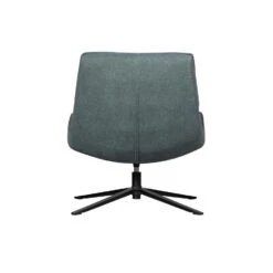WOOOD Maudi Draaifauteuil - Polyester - Blue Stone - 84x74x86 -Leenbakker Winkel 301742489bdb41a9a86c63cdeaaba584