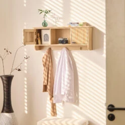 Wandkapstok Van Hout Met 2 Deuren -Leenbakker Winkel 3021d0dee4f14f219c4e6c6ed62fca32