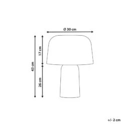 CARRASCO - Tafellamp - Wit - Papier-maché 14 CARRASCO - Tafellamp - Wit - Papier-maché -Leenbakker Winkel 309a70215026433eb4d787838ff96971