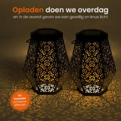 Goliving Solar Tafellamp Glow – 2 Stuks – LED Buitenverlichting - Zonne-energie -Leenbakker Winkel 30ca45b402374c6ca730a64e4d51a9ae