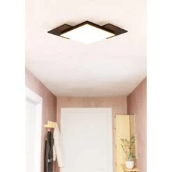 EGLO Tamuria Plafonnière - LED - Ø 28.5 Cm - Zwart/Bruin 9 EGLO Tamuria Plafonnière - LED - Ø 28.5 Cm - Zwart/Bruin -Leenbakker Winkel 30e304ff89614082bd986e682850fba8