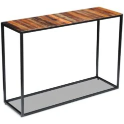VidaXL Wandtafel 110x35x76 Cm Massief Gerecycled Hout -Leenbakker Winkel 316fdbccced44bd79ea41a2206a76979