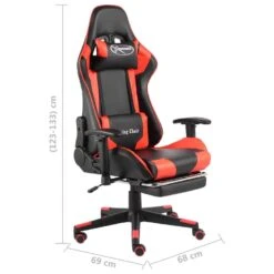 VidaXL - Gamingstoel - Rood - PVC 17 VidaXL - Gamingstoel - Rood - PVC -Leenbakker Winkel 32967ddb461c458f96494f8d76a43d07