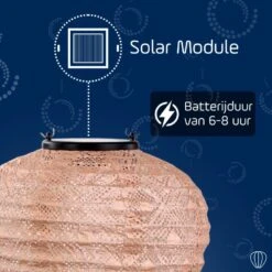 LUMIZ Solar Lampion Mosaic Balloon - 20 Cm - Roze -Leenbakker Winkel 329bb232574c47b184b004b1f9b5407a