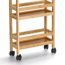 Zeller Keuken Trolley - Met 3 Niveaus - Bruin - Bamboe Hout -Leenbakker Winkel 336398facbc346f4a3465f32f69711bb