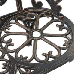 VidaXL Bistrobank 100 Cm Gietaluminium Bronskleurig -Leenbakker Winkel 344e8239dc7049d48d96243e44480a10