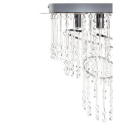 ESMELLE - Kroonluchter - Zilver - ⌀ 35 Cm - Kristal -Leenbakker Winkel 34ce3bdf5ec248dc9951241abadd15fc