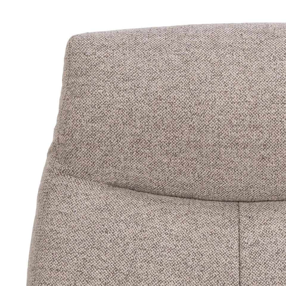 Hioshop London Fauteuil Recliner Met Voetenbank Bouclé Beige 11 Hioshop London Fauteuil Recliner Met Voetenbank Bouclé Beige - Afbeelding 11