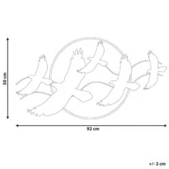 TELLURIUM - Wanddecoratie - Meerkleurig - Metaal -Leenbakker Winkel 3689543abb7346b7ad4eb5e9633c6f56