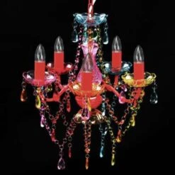 VIDAXL Flerfarget Lysekrone 5 Pærer -Leenbakker Winkel 36a1df8cfc6347a09218114543c6d96c