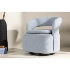 Svea - Teno Draaibare Fauteuil - Boucle - Lichtblauw 8 Svea - Teno Draaibare Fauteuil - Boucle - Lichtblauw -Leenbakker Winkel 372507d7d5b54eeba793a79101c9bfdd