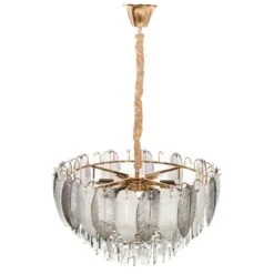 CANAGUA - Kroonluchter - Messing/Transparant - Glas 17 CANAGUA - Kroonluchter - Messing/Transparant - Glas -Leenbakker Winkel 37296604d775403098e3822ae25c6445