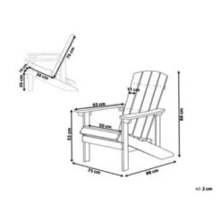 ADIRONDACK - Tuinstoel - Grijs - Kunsthout -Leenbakker Winkel 373c7acd6cbb49fb9ef537c85ce5a267