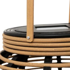 Atmosphera Solar Lantaarn - Rotan - 38 X 43 Cm -Leenbakker Winkel 374ece0fe3d84bbeb7ad5fc347b04531