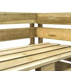 VidaXL Tuinhoekbank Pallet Hout -Leenbakker Winkel 38d34cf87f764e0084ef5be16da3cbdf
