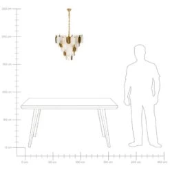 AGUIRRE - Kroonluchter - Messing/Transparant - Glas 19 AGUIRRE - Kroonluchter - Messing/Transparant - Glas -Leenbakker Winkel 3957b779683d4c9ca38fa5305209f313