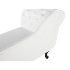 NIMES - Chaise Longue - Wit - Linkerzijde - Kunstleer -Leenbakker Winkel 3a133e03364246c9a95f9380f0db6a51