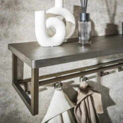 Kapstok - Brons Antiek - 6 Haken - 100x33x26cm - Ferro -Leenbakker Winkel 3a8fa88e36414c9482067c20f21a6e74