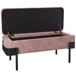 WARREN - Bankje Met Opbergruimte - Roze - Polyester 13 WARREN - Bankje Met Opbergruimte - Roze - Polyester -Leenbakker Winkel 3c4fd5c34e624706b1667c5822bdffef