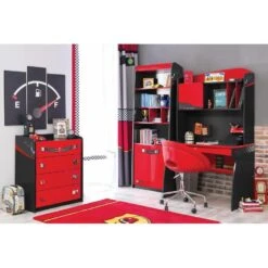 Cilek Champion Racer - Autobureau - Jongenskamer - 68x107x175 Cm - Rood -Leenbakker Winkel 3d013c02154a4a0eba46f18700502ebd