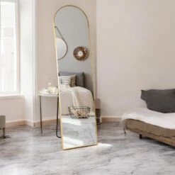 MISOU Passpiegel - 150cm - Goud -Leenbakker Winkel 3f2f9203d711467f8d054ad735634287