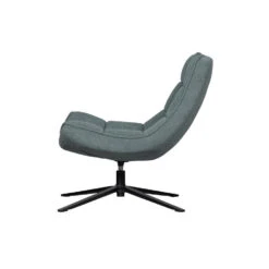 WOOOD Maudi Draaifauteuil - Polyester - Blue Stone - 84x74x86 -Leenbakker Winkel 3fb34fd0fa21444a8056a85ef01e2631