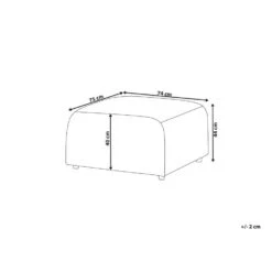 FALSTERBO - Ottomaan - Donkergrijs - Fluweel -Leenbakker Winkel 3fc399c1b5eb498fab816b2b5d8d2138
