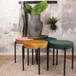 DS4U - Mika Velvet Kruk Groen -Leenbakker Winkel 3fec392190244bb19804e84e25bd37a5 1