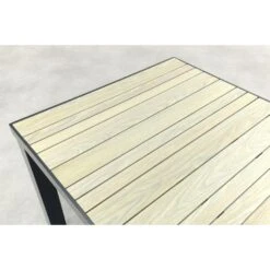 VDG Nola Tuintafel 90x90 Cm. - Antraciet/Houtlook -Leenbakker Winkel 4181d75912e84e25afdd7c31818c2961