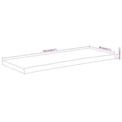 VidaXL - Tafelblad - Bruin - Hout - 110 X 40 X 3.8 Cm -Leenbakker Winkel 42578e79301846cc94265740f326ea6b