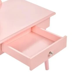 MARGIE - Kinderkaptafel Met Krukje - Roze - MDF -Leenbakker Winkel 43229b2d4c7843719c0d30f9e1428213
