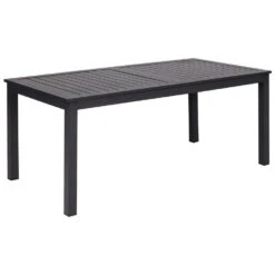SKALOMA - Tuintafel - Donkergrijs - 180/240 X 90 Cm - Aluminium -Leenbakker Winkel 43bd1fc882b04d57b6b706882c0be28a