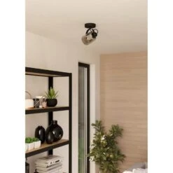 EGLO Berregas Spot - E27 - Rookglas - Zwart -Leenbakker Winkel 44718800459b4141b754abee570d34a9