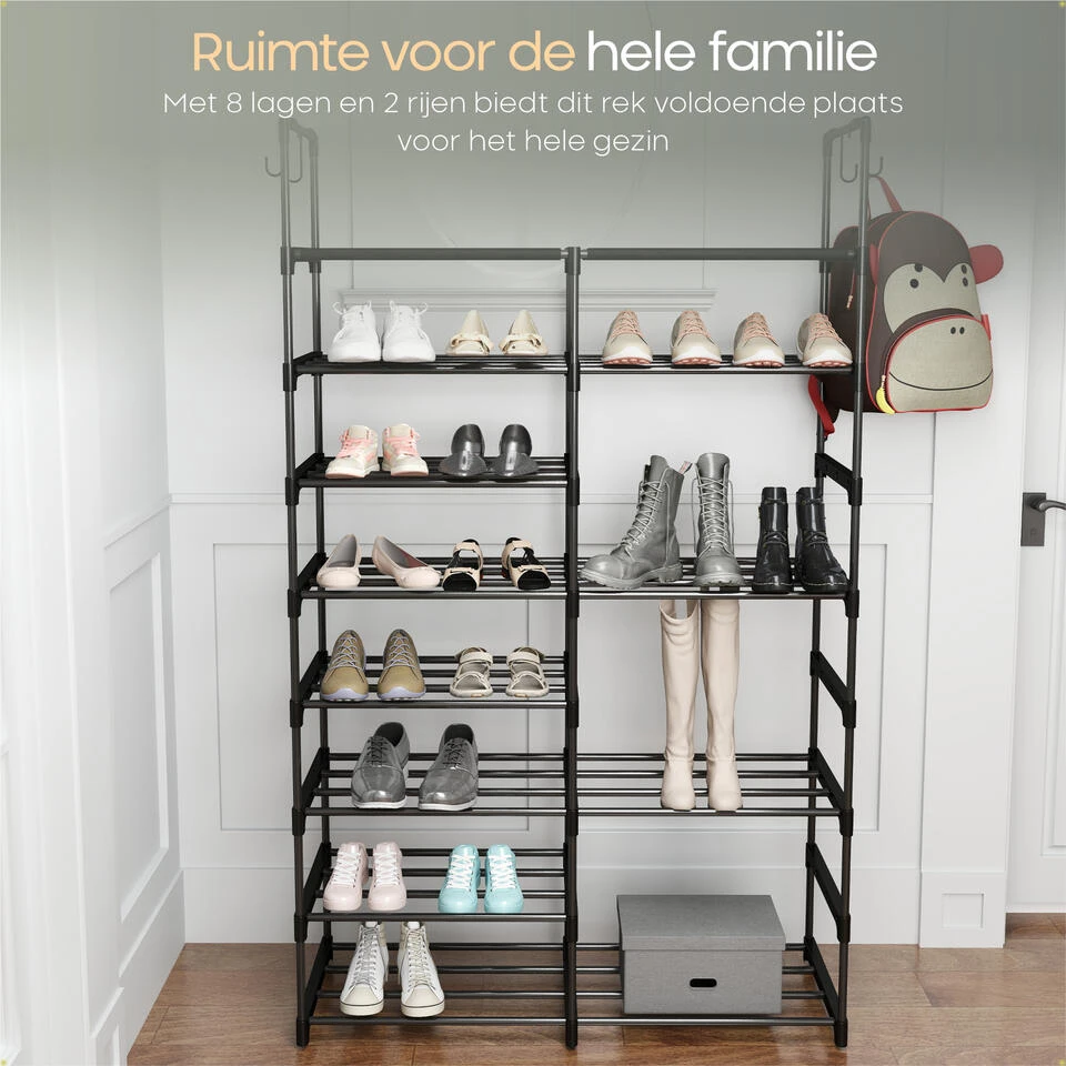 O'DADDY Schoenenrek 8 Laags Dubbele Rij 3 O'DADDY Schoenenrek 8 Laags Dubbele Rij - Afbeelding 3