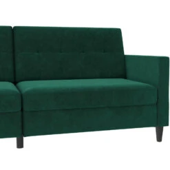 Hartford - 3-zits Slaapbank Donkergroen Fluweel -Leenbakker Winkel 4677897aa5874bd5a25ea90a4224232e