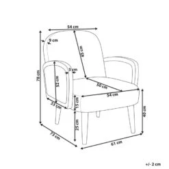 DVENBERG - Fauteuil - Lichtbeige/Lichtbruin - Stof -Leenbakker Winkel 47f5a94cb4a148d6be44efd1f1379aff