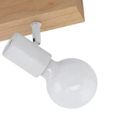 EGLOTownshend3-Plafondlamp-3-lichts-E27-eikenhout/wit -Leenbakker Winkel 482108e9ffe447408c575b98bb24230b