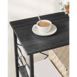 Keukentrolley - Serveerwagen - Keukentrolley Op Wieltjes - 89 X 60 X 40 - Zwart -Leenbakker Winkel 48e9378827d240278b9480089dca3e23