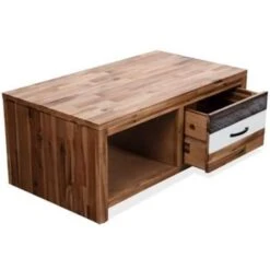 VidaXL Salontafel 90x50x37,5 Cm Massief Acaciahout 7 VidaXL Salontafel 90x50x37,5 Cm Massief Acaciahout -Leenbakker Winkel 49009146ec0d4904a8bd4a885d31d22a