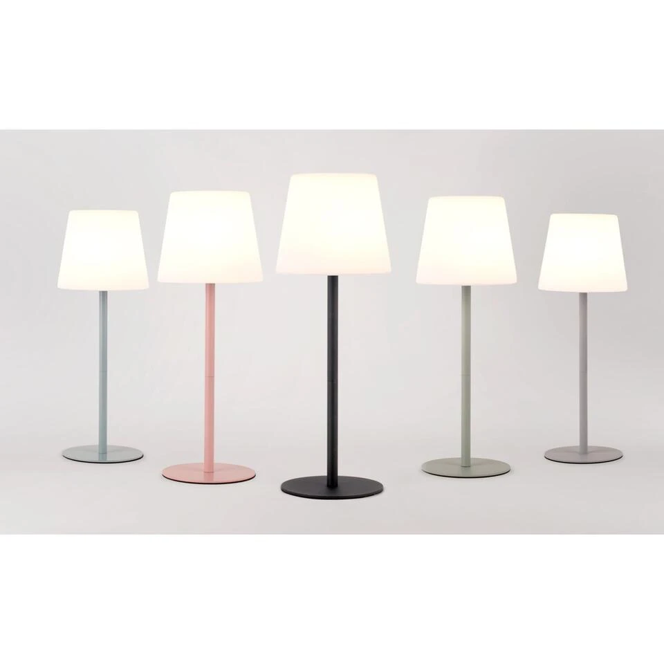 Leitmotiv Tafellamp Outdoors - Zwart - 15x15x40cm 2 Leitmotiv Tafellamp Outdoors - Zwart - 15x15x40cm - Afbeelding 2