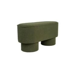 Housecraft Marcos Bankje Bouclé Groen -Leenbakker Winkel 4a7c15953e0d4a62a483cc6982fcf01e