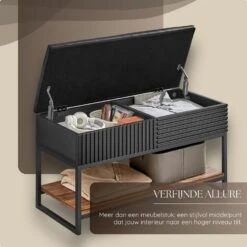 O'DADDY Schoenenbank Zwart Bruin -Leenbakker Winkel 4c840c47ff1c4444a419359deaecf8f2