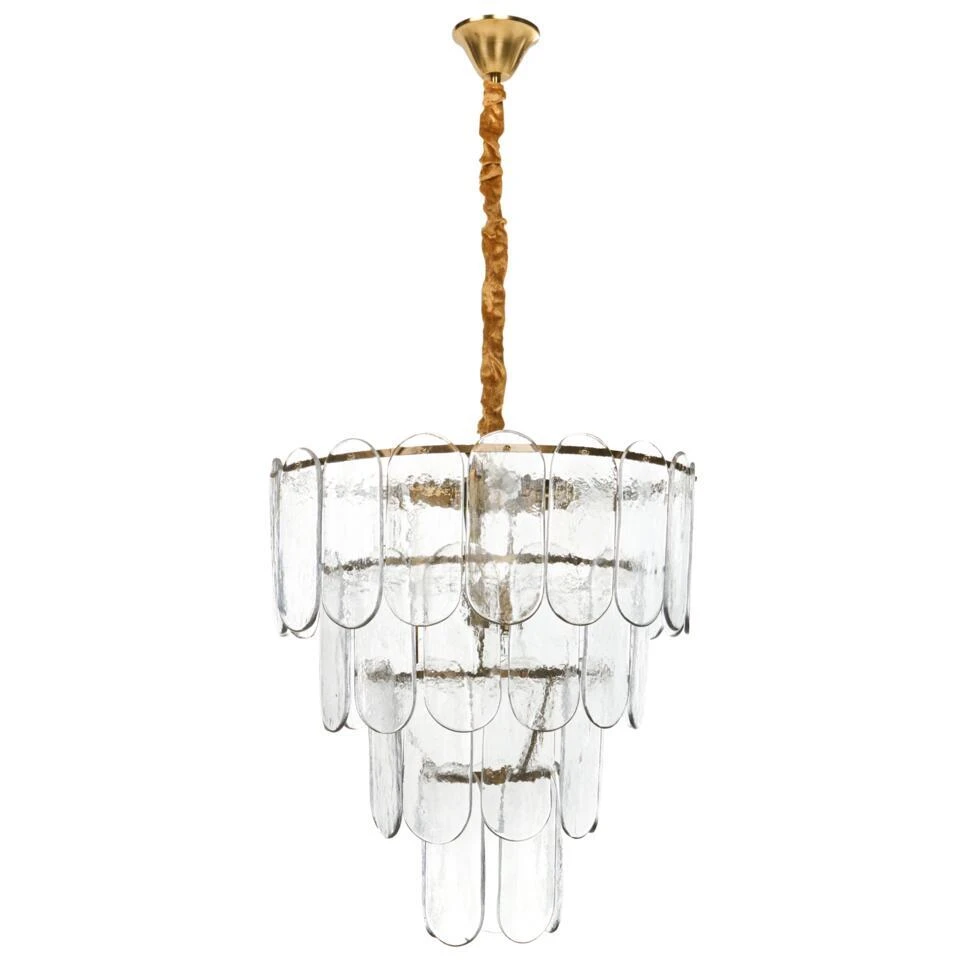 CARAVELI - Kroonluchter - Messing/Transparant - Glas 6 CARAVELI - Kroonluchter - Messing/Transparant - Glas - Afbeelding 6